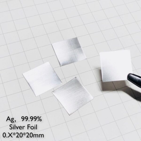 20mm Silver Square Without Carving High-purity Ag 99.99% - Image 2