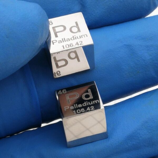 10mm Mirror Palladium Cubic Element Periodic Phenotype High-purity Pd ≥ 99.95%