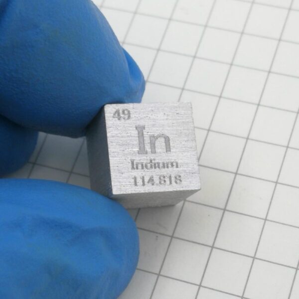 10mm Periodic Phenotype Indium Cubic, High-purity In ≥ 99.995% - Image 2