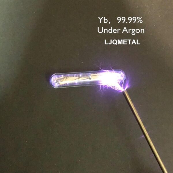 3g Argon Gas Protection Glass Sealed Ytterbium Block High-purity Yb 99.99% - Image 2