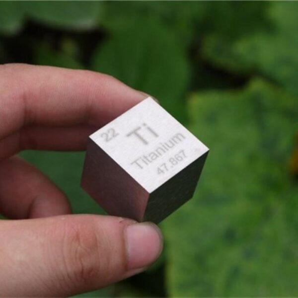 25.4mm Metal Titanium Cubic Element Periodic Phenotype High-purity Ti ≥ 99.5% - Image 2