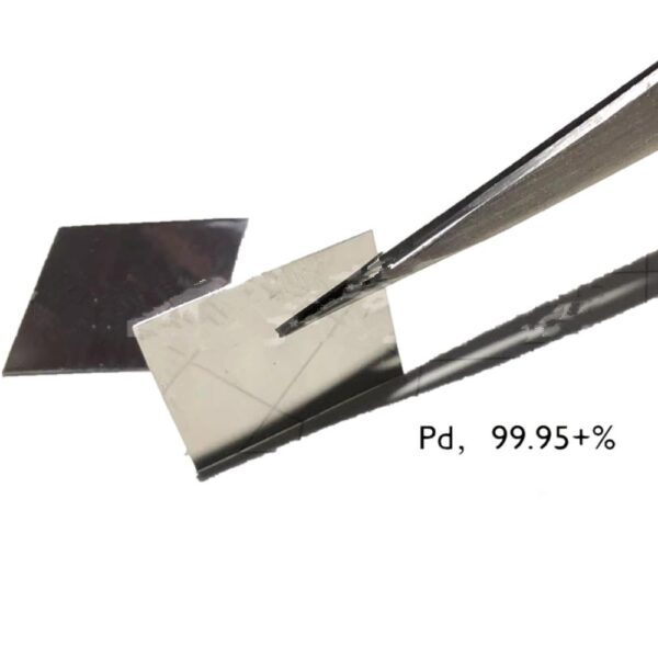 0.1 * 20 * 20mm Metal Palladium Square Sheet High-purity Pd 99.95%