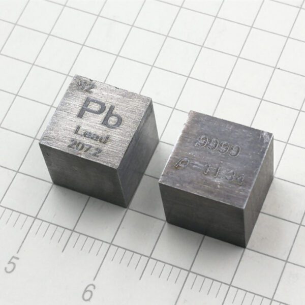 10mm Metal Lead Cubic Element Periodic Phenotype Carving Pb 99.99%