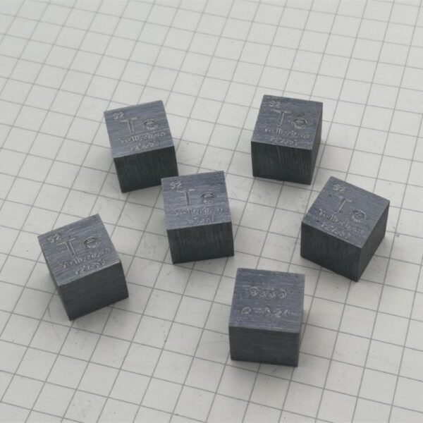 10mm Metal Tellurium Cubic Element Periodic Phenotype High-purity Te ≥ 4N