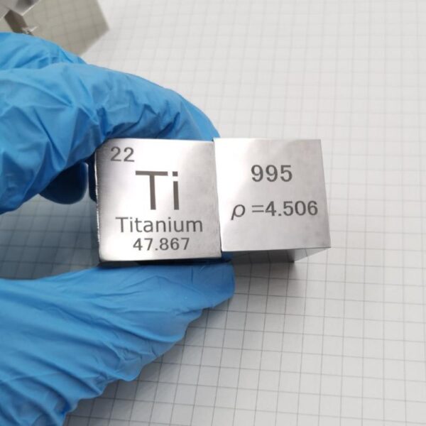 25.4mm Mirror Polished Titanium Cubic Element Periodic Phenotype High-purity Ti ≥ 99.5% - Image 4