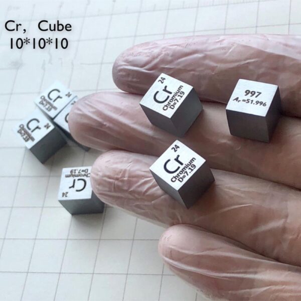 1cm Metal Chromium Cubic Element Periodic Phenotype High-purity Cr 99.7% - Image 3