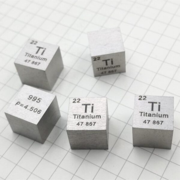 10mm Metal Titanium Cubic Element Periodic Phenotype High-purity Ti ≥ 99.5% - Image 3