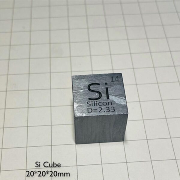 20mm Metal Silicon Cubic Element Periodic Phenotype High-purity Si 6N