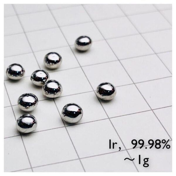 0.3g-20g Metal Iridium Bead High-purity Ir 99.98%