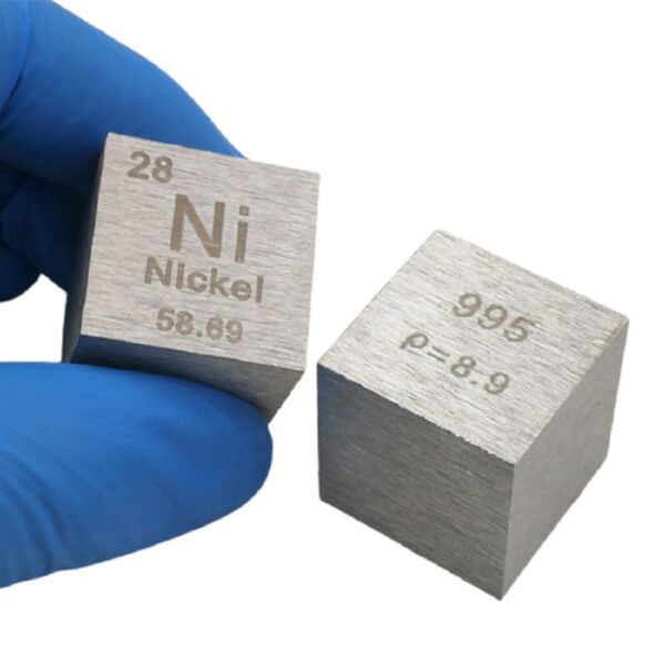 25.4mm Nickel Cubic Element Periodic Phenotype Carving Ni ≥ 99.5%