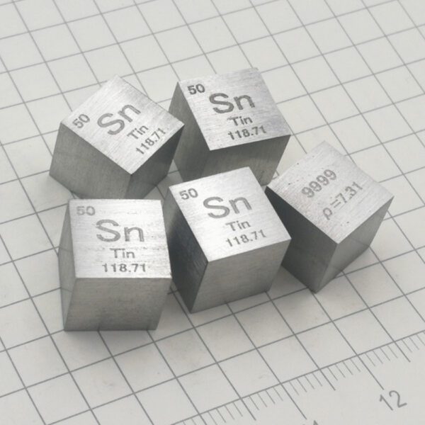 10mm Metal Tin Cubic Element Periodic Phenotype Carving Sn 99.99% - Image 4