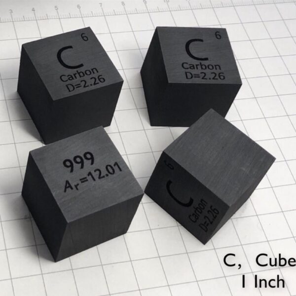 1-inch Metal Carbon Cubic Element Periodic Phenotype High-purity C 99.9% - Image 3