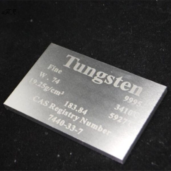 5 * 60 * 100m Metal Tungsten Plate Element Periodic Phenotype High-purity W 99.95% - Image 5