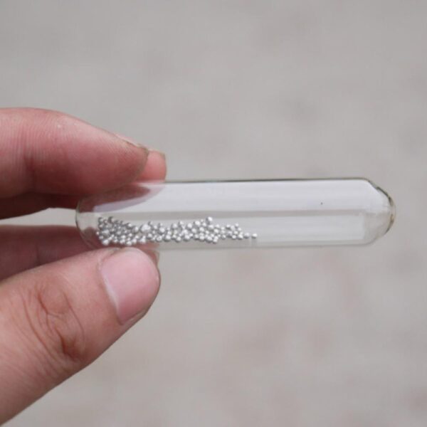 Glass Sealed Metal Indium Particles High-purity In 99.995%