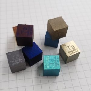 Colorful 10mm Mirror Tantalum Cubic Element Periodic Phenotype High-purity Ta 99.9%