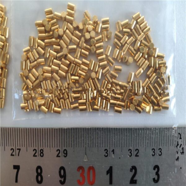 1g Gold Cylindrical Particles 2-6mm High-purity Au>99.99% - Image 3