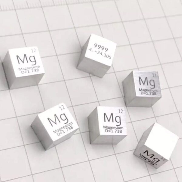 1cm Metal Magnesium Cubic Mg 99.99%