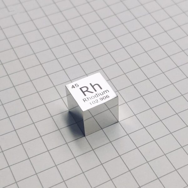 10mm Mirror Rhodium Cubic Element Periodic Phenotype High-purity Rh 99.95%