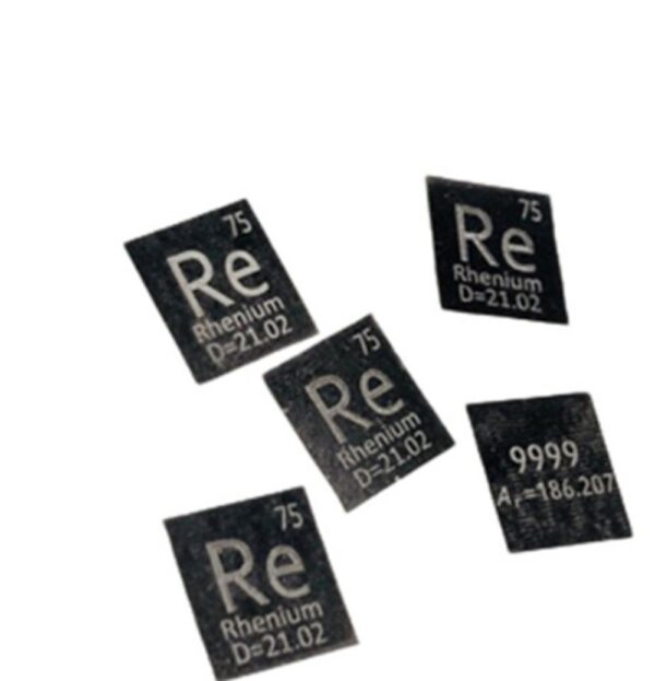 10mm Mirror Rhenium Square Sheet Element Periodic Phenotype High-purity Re 99.99% - Image 2