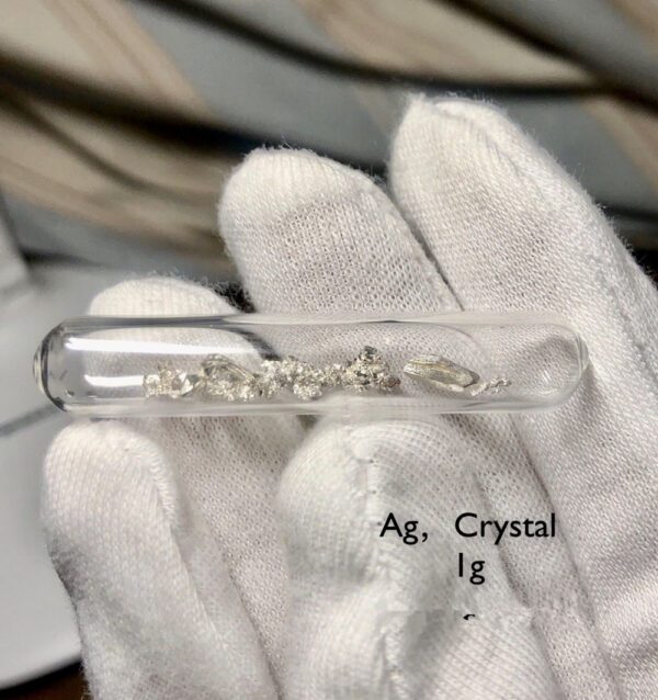 1g Glass Sealed Silver Crystal High-purity Ag 99.99% - Image 2