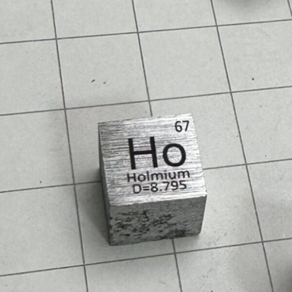 Defective 1cm Metal Holmium Cubic Element Periodic Phenotype High-purity Ho 99.9%