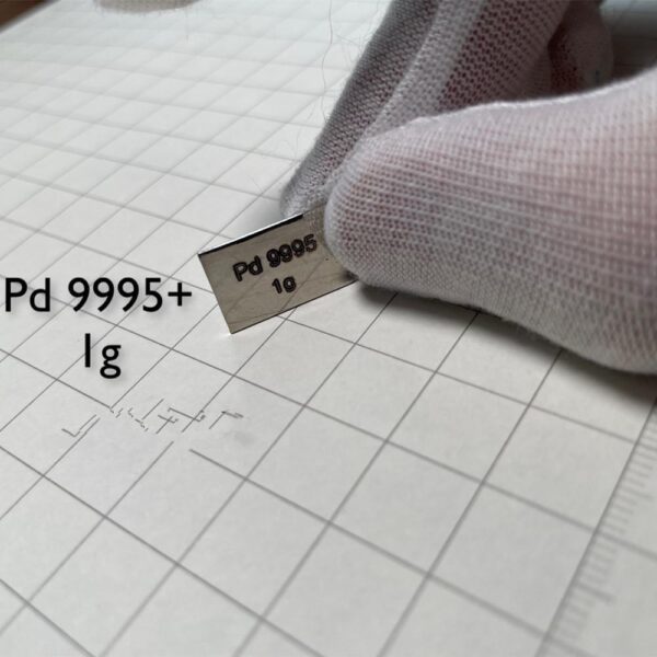 1g Metal Engraved Palladium Strip High-purity Pd 99.95% - Image 5