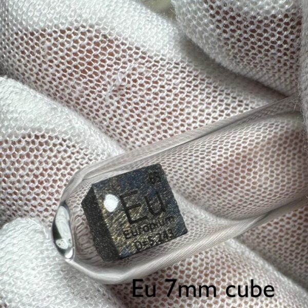 7mm Argon Gas Filled Glass Sealed Europium Cubic Element Periodic Phenotype Eu 99.95% - Image 2