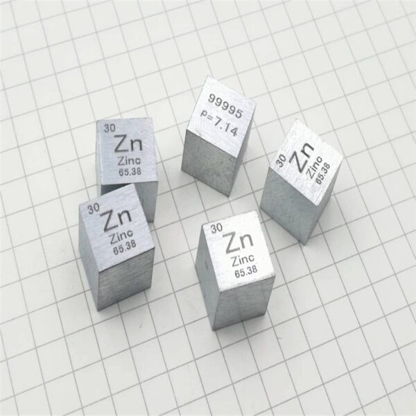 10mm Zinc Cube Element Periodic Phenotype Zn 99.995% - Image 4