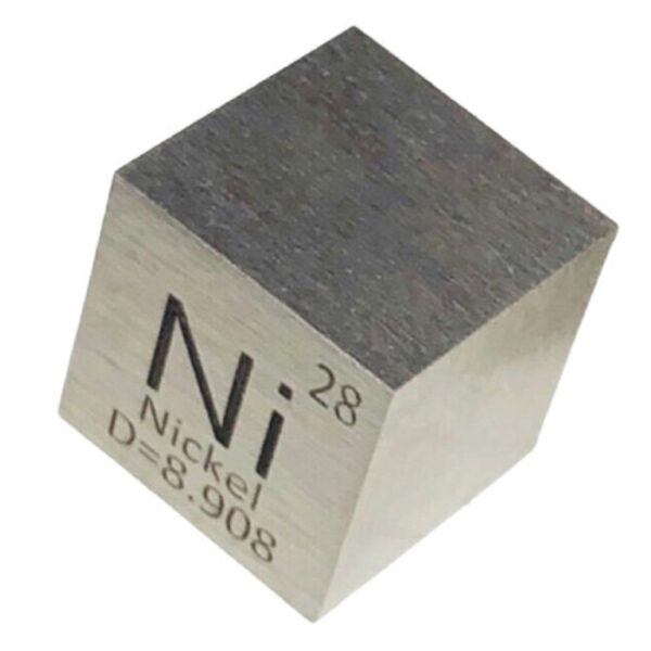 1-inch Metal Nickel Cubic Element Periodic Phenotype Ni 99.6%