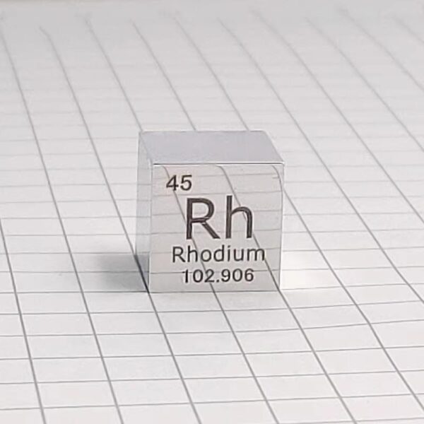 10mm Mirror Rhodium Cubic Element Periodic Phenotype High-purity Rh 99.95% - Image 2