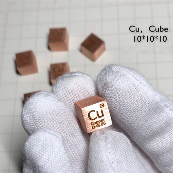 10mm Copper Cubic Periodic Phenotype Cubic Cu 99.95% - Image 5