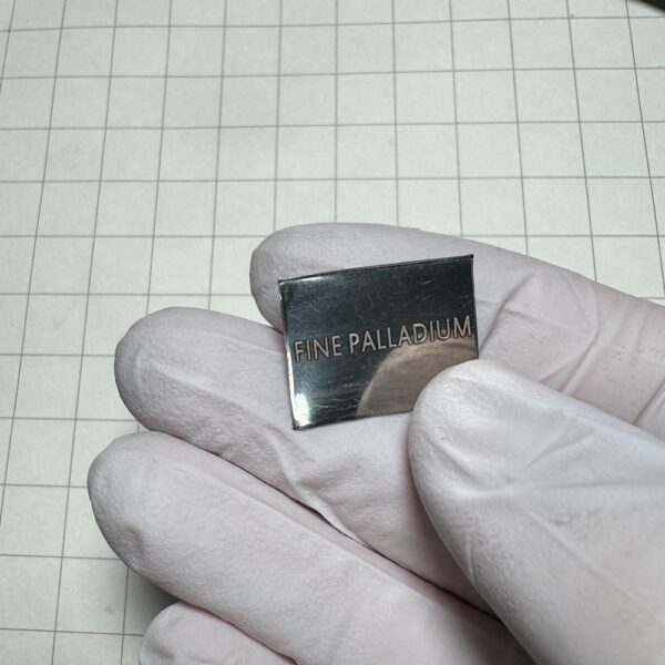 2g Metal Palladium Strip High-purity Pd  99.95%