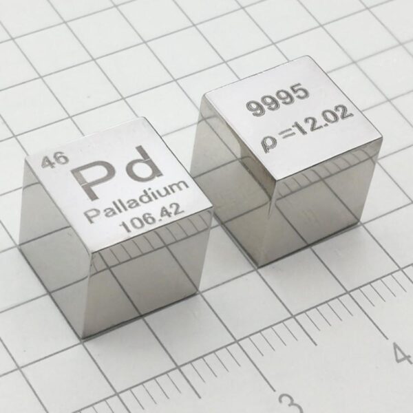 10mm Mirror Palladium Cubic Element Periodic Phenotype High-purity Pd ≥ 99.95% - Image 3