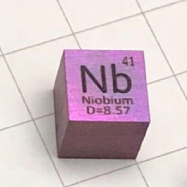 Colorful 10mm Metallic Niobium Cubic Element Periodic Phenotype High-purity Nb 99.95% - Image 8