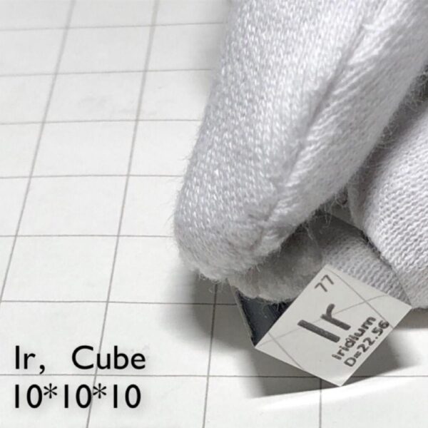 10mm Mirror Polished Iridium Cubic Element Periodic Phenotype High-purity Ir 99.95% - Image 4