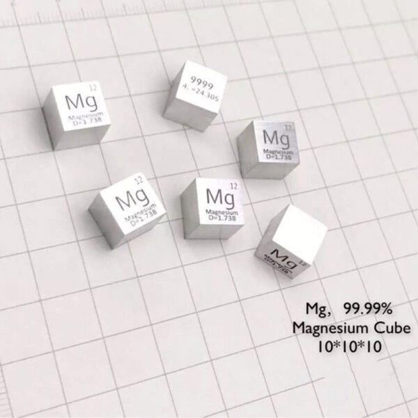 1cm Metal Magnesium Cubic Mg 99.99% - Image 2