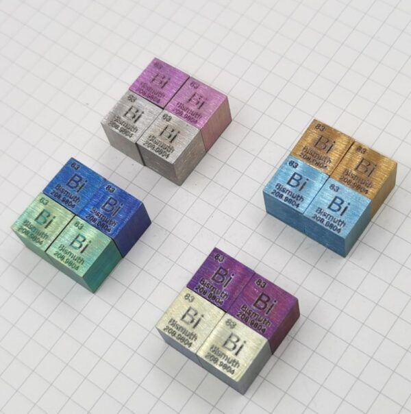 Colorful Color 10mm Element Periodic Phenotype Metal Bismuth Cubic High-purity Bi 99.99% - Image 3