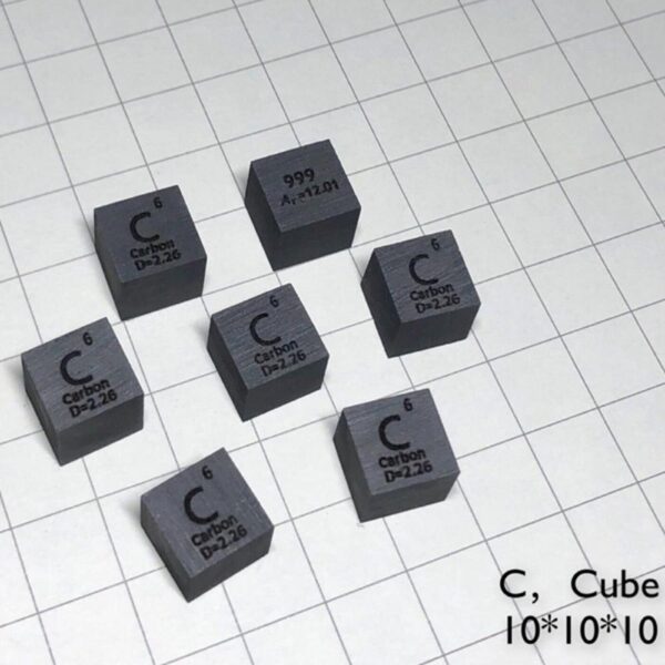 10mm Metal Carbon Cubic Element Periodic Phenotype High-purity C 99.9% - Image 4