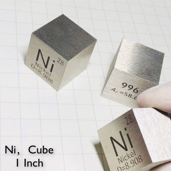 1-inch Metal Nickel Cubic Element Periodic Phenotype Ni 99.6% - Image 2