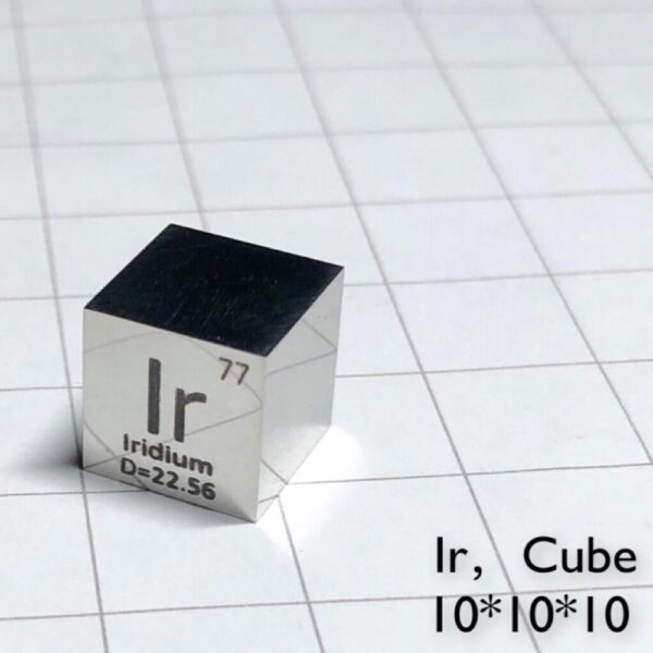 10mm Mirror Polished Iridium Cubic Element Periodic Phenotype High-purity Ir 99.95% - Image 2