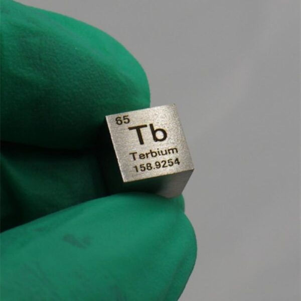 10mm Metal Terbium Cubic Element Periodic Phenotype High-purity Tb 99.95%