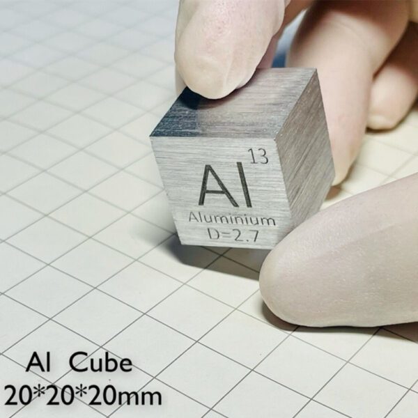 20mm Metal Aluminum Cubic Element Periodic Phenotype Al 99.7%