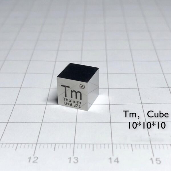 10mm Mirror Polished Thulium Cubic Element Periodic Phenotype High-purity Tm 99.99%