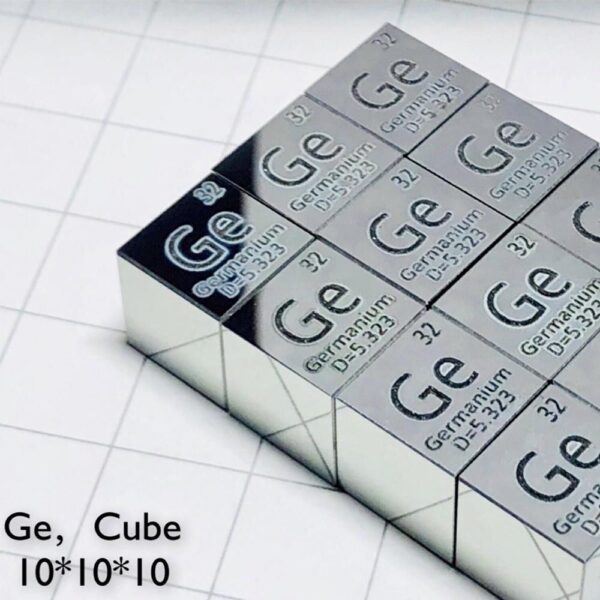 1cm Mirror Chamfered Germanium Cubic Element Periodic Phenotype High-purity Ge 5N - Image 3