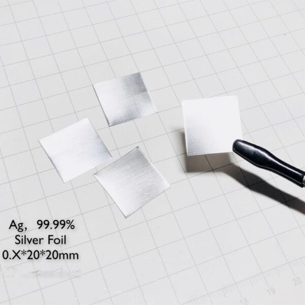 20mm Silver Square Without Carving High-purity Ag 99.99% - Image 3