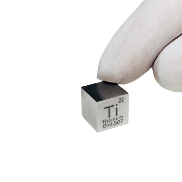 1cm Metal Titanium Cubic Element Periodic Phenotype High-purity Ti ≥ 99.5%