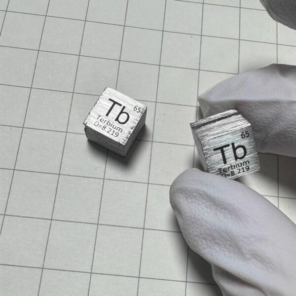 Defective 1cm Metal Terbium Cubic Element Periodic Phenotype High-purity Tb 99.95% - Image 4