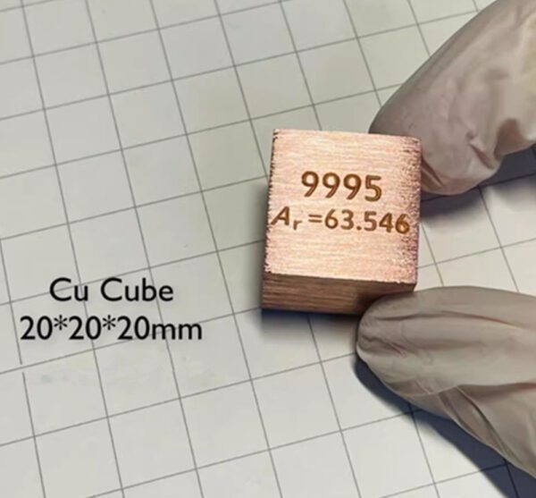 20mm Copper Cubic Periodic Phenotype Cubic Cu 99.95% - Image 3