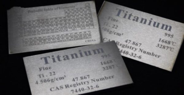 5 * 60 * 100mm Metal Titanium Plate  Periodic Phenotype  High-purity Ti ≥ 99.5% - Image 3