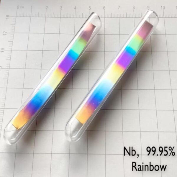 Multicolor Colored Glass Sealed Metal Niobium High-purity Nb 99.95% - Image 2